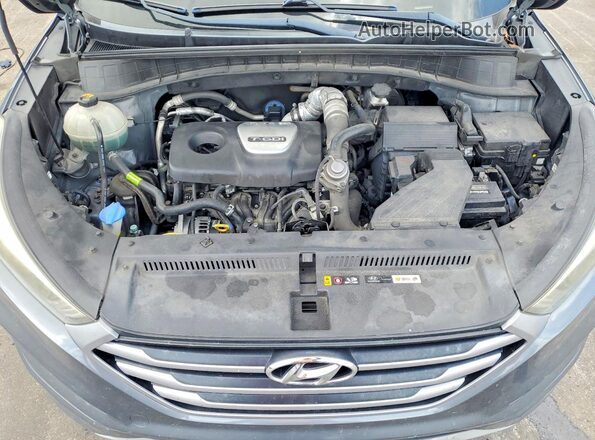 KM8J33A26HU575443 2017 HYUNDAI TUCSON Gray Engine compartment view