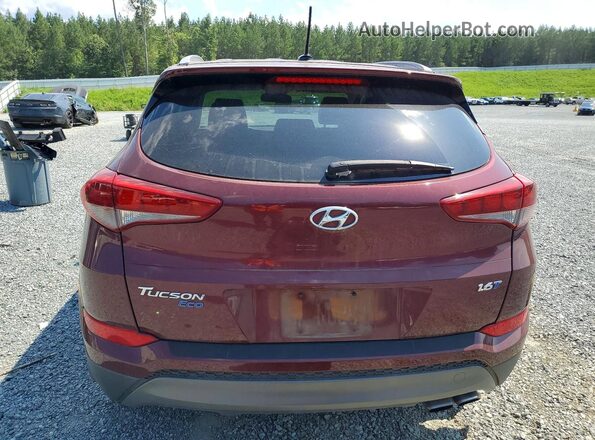 KM8J33A27GU144995 2016 HYUNDAI TUCSON Burgundy Հետևի տեսք