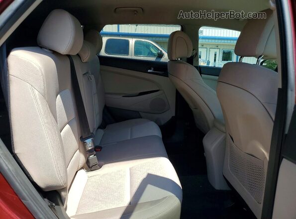 KM8J33A27GU144995 2016 HYUNDAI TUCSON Burgundy Հետևի նստատեղերի տեսք