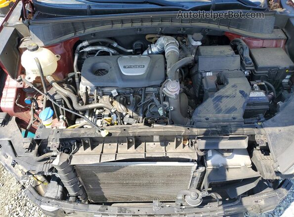 KM8J33A27GU144995 2016 HYUNDAI TUCSON Burgundy Սալոնի հետևի տեսք