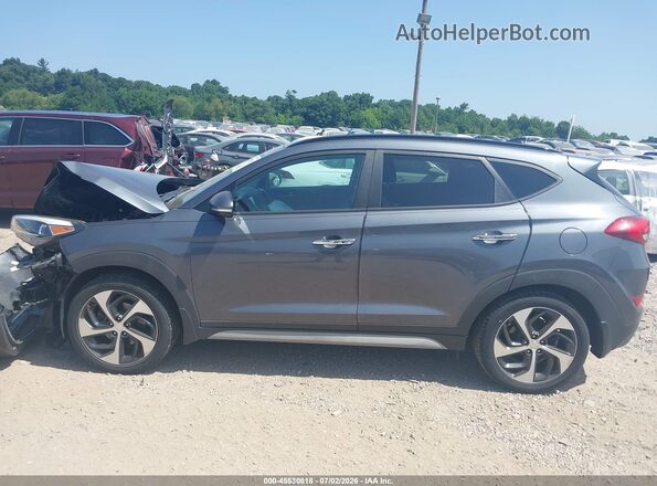 KM8J33A27HU385229 2017 HYUNDAI TUCSON Серый Панорамный вид салона 360°