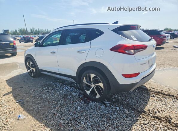 KM8J33A27JU809353 2018 HYUNDAI TUCSON White Rear left