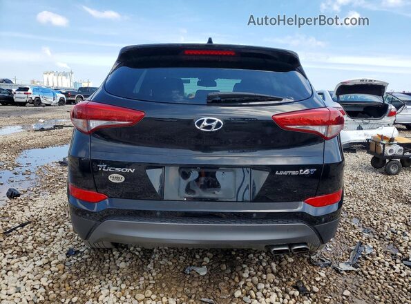 KM8J33A28GU145833 2016 HYUNDAI TUCSON Black Вид ззаду
