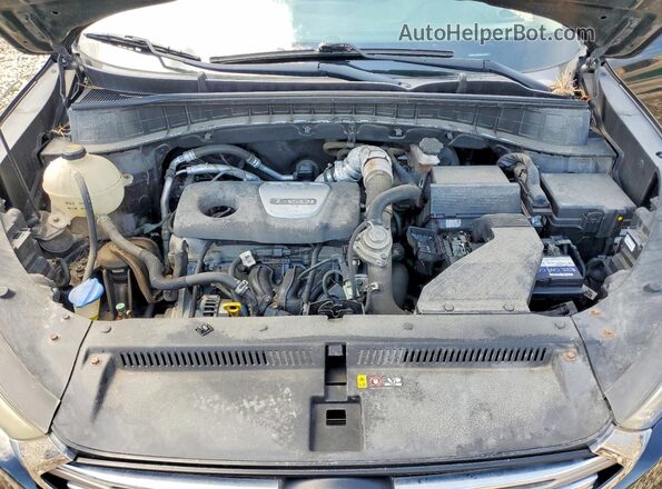 KM8J33A28GU145833 2016 HYUNDAI TUCSON Black Вид задньої частини салону
