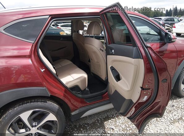 KM8J33A28HU387913 2017 HYUNDAI TUCSON Красный Вид наклейки с VIN-кодом