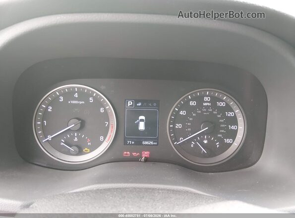 KM8J33A28HU387913 2017 HYUNDAI TUCSON Красный Вид задних сидений