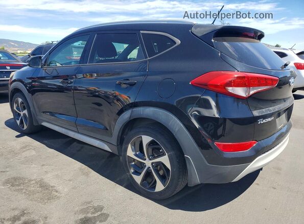 KM8J33A28HU390696 2017 HYUNDAI TUCSON Black უკანა მარცხენა