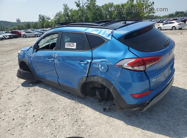 KM8J33A28HU440366 2017 HYUNDAI TUCSON Blue Rear left