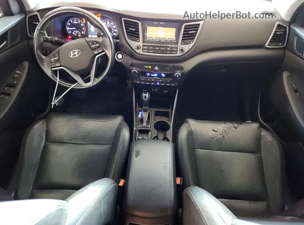 KM8J33A2XGU091869 2016 HYUNDAI TUCSON Silver წინა პანელის ხედი