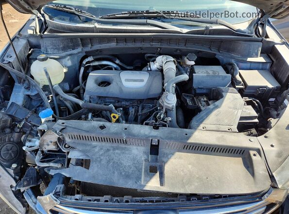 KM8J33A2XGU138608 2016 HYUNDAI TUCSON Gray Вид підкапотного простору