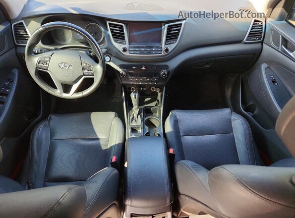 KM8J33A2XGU138608 2016 HYUNDAI TUCSON Gray Вид панелі приладів