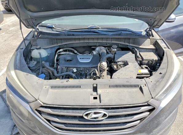 KM8J33A2XGU143520 2016 HYUNDAI TUCSON Серый Вид подкапотного пространства