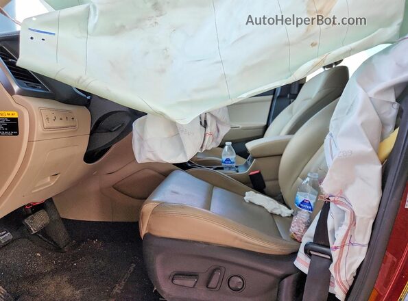 KM8J33A2XGU148166 2016 HYUNDAI TUCSON Бордовый Вид салона спереди