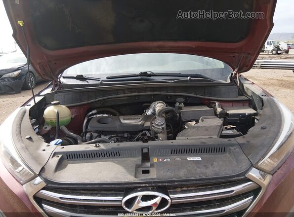 KM8J33A2XGU159698 2016 HYUNDAI TUCSON Burgundy Vista trasera