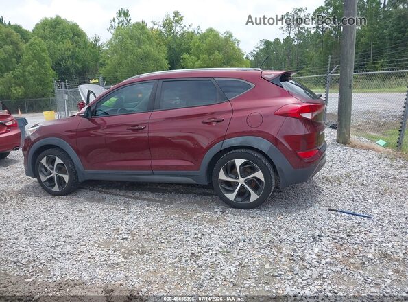 KM8J33A2XGU176758 2016 HYUNDAI TUCSON Бордовый Панорамный вид салона 360°