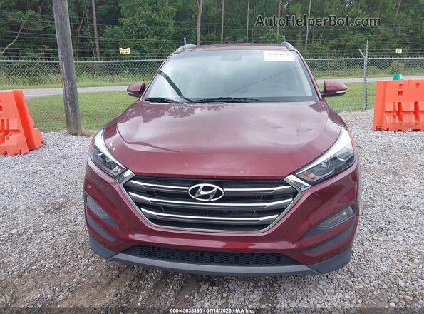 KM8J33A2XGU176758 2016 HYUNDAI TUCSON Бордовый Вид щитка приборов