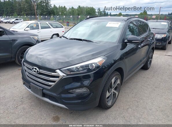 KM8J33A2XHU330323 2017 HYUNDAI TUCSON Black Vista tres cuartos delantera izquierda