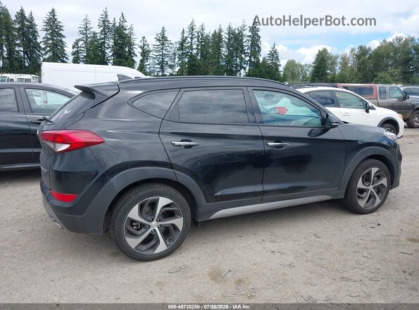 KM8J33A2XHU330323 2017 HYUNDAI TUCSON Black Vista interior trasera
