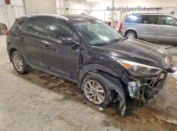 KM8J33A40GU040737 2016 HYUNDAI TUCSON Black წინა მარჯვენა