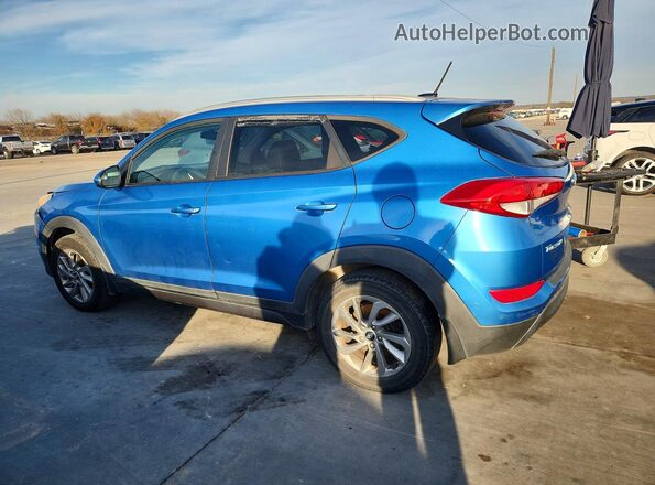 KM8J33A40GU129059 2016 HYUNDAI TUCSON Blue Rear left