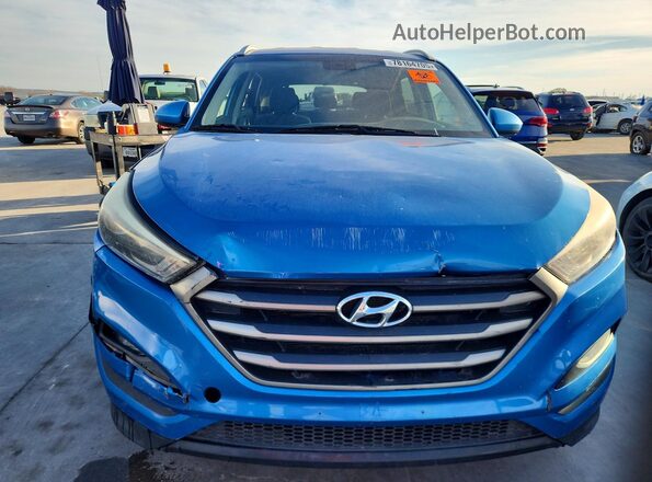 KM8J33A40GU129059 2016 HYUNDAI TUCSON Blue Front view