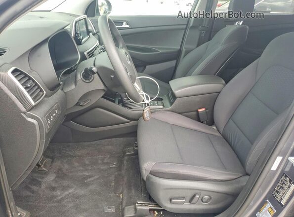 KM8J33A40KU078316 2019 HYUNDAI TUCSON Gray Front interior view