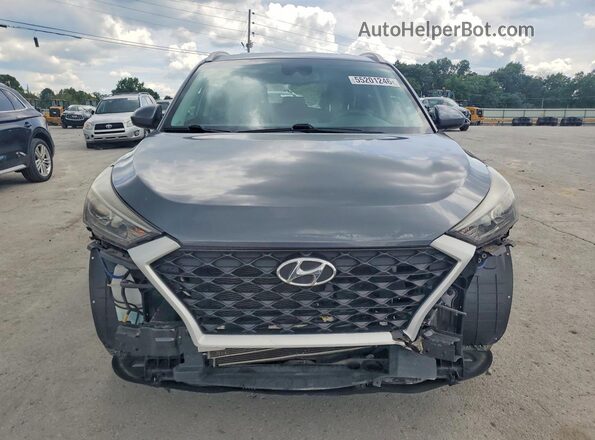 KM8J33A40KU078316 2019 HYUNDAI TUCSON Gray Front view