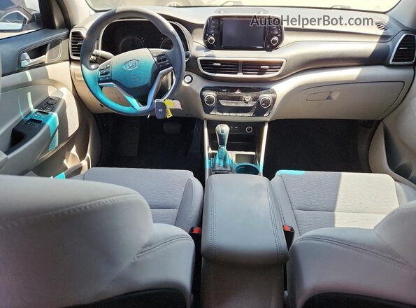KM8J33A40KU969271 2019 HYUNDAI TUCSON White Dashboard view