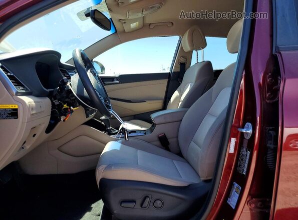 KM8J33A41GU238260 2016 HYUNDAI TUCSON Burgundy Սալոնի դիմացի տեսք