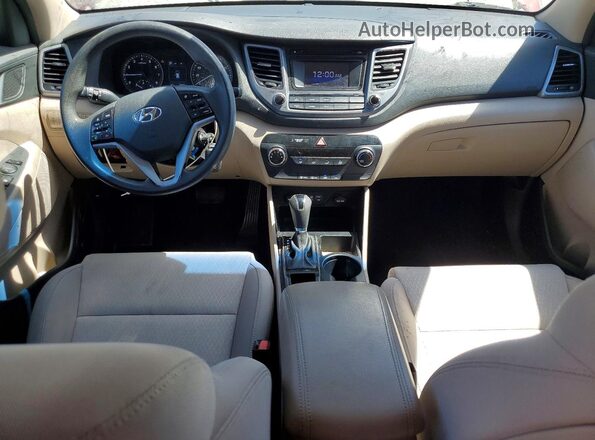 KM8J33A41GU238260 2016 HYUNDAI TUCSON Burgundy Առջևի վահանակի տեսք