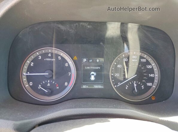 KM8J33A41GU238260 2016 HYUNDAI TUCSON Burgundy Սարքավորումների վահանակի տեսք