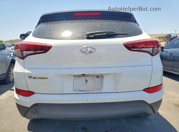 KM8J33A41JU708293 2018 HYUNDAI TUCSON White Հետևի տեսք