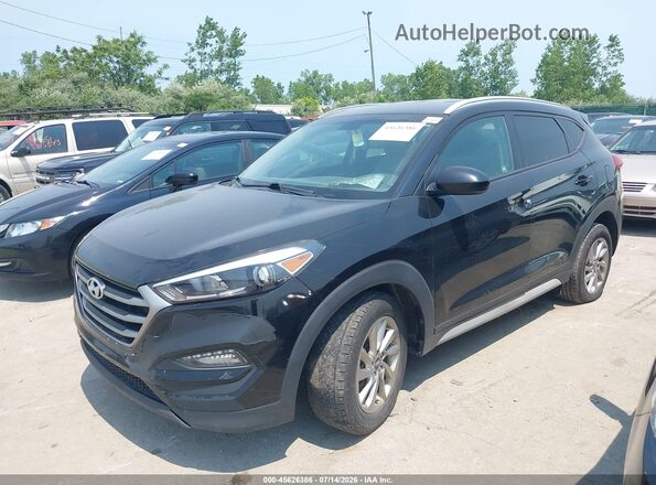 KM8J33A41JU750883 2018 HYUNDAI TUCSON Black Front left