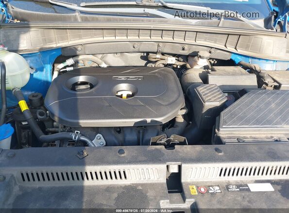 KM8J33A41KU026497 2019 HYUNDAI TUCSON Синий Вид сзади
