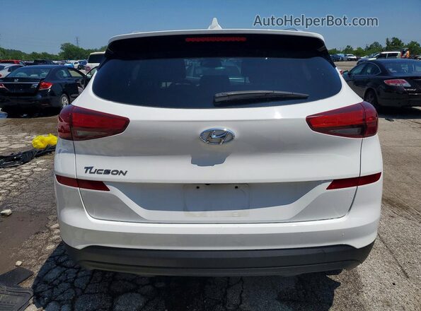 KM8J33A41KU985138 2019 HYUNDAI TUCSON White Հետևի տեսք