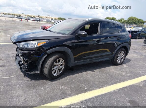 KM8J33A41LU264819 2020 HYUNDAI TUCSON Black წინა მარცხენა ხედი სამი მეოთხედიდან