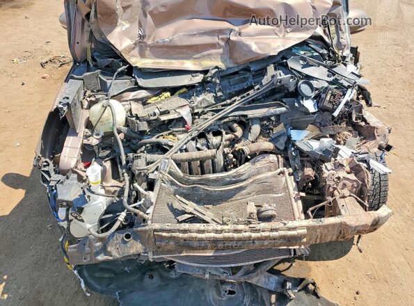 KM8J33A42HU444964 2017 HYUNDAI TUCSON Brown უკანა სალონის ხედი