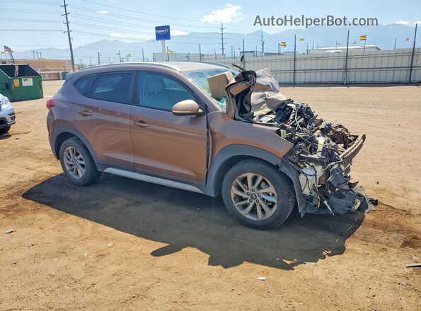 KM8J33A42HU444964 2017 HYUNDAI TUCSON Brown წინა მარჯვენა