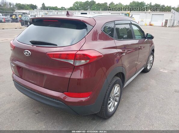 KM8J33A42JU618814 2018 HYUNDAI TUCSON Red Trasero derecho