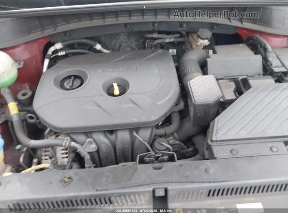 KM8J33A42JU618814 2018 HYUNDAI TUCSON Red Vista trasera