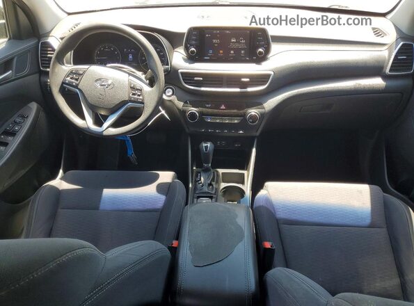 KM8J33A42LU148481 2020 HYUNDAI TUCSON Black Առջևի վահանակի տեսք