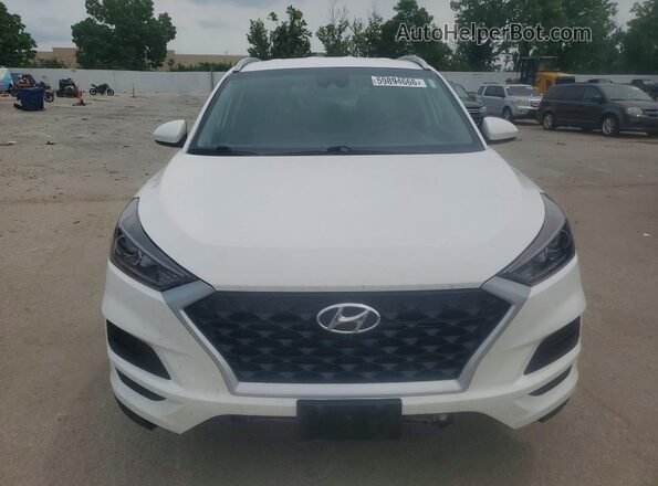 KM8J33A42LU266319 2020 HYUNDAI TUCSON White Vista frontal