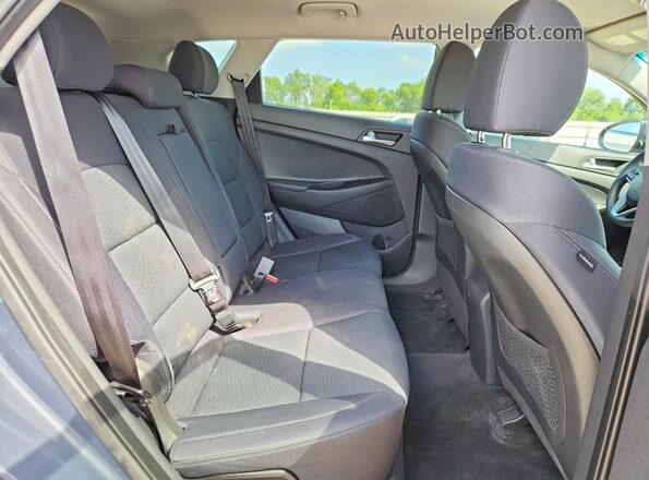 KM8J33A42MU381195 2021 HYUNDAI TUCSON Charcoal Rear interior view