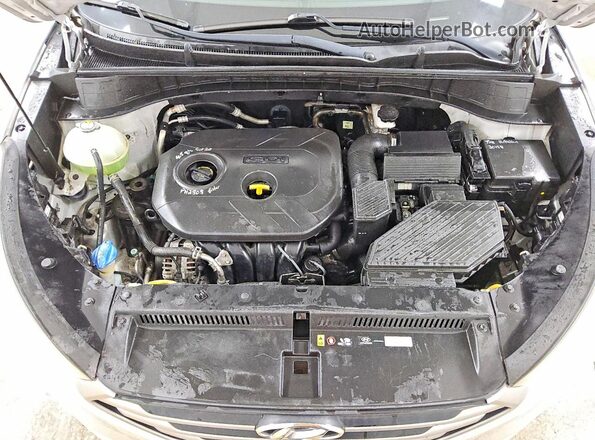 KM8J33A43HU398545 2017 HYUNDAI TUCSON Silver ძრავის განყოფილების ხედი