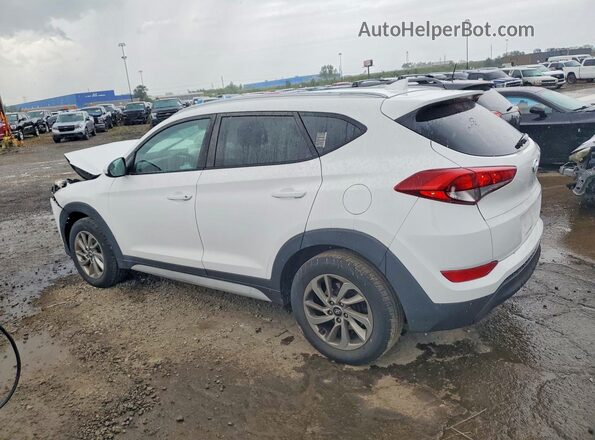 KM8J33A43JU656102 2018 HYUNDAI TUCSON White Հետևի ձախ
