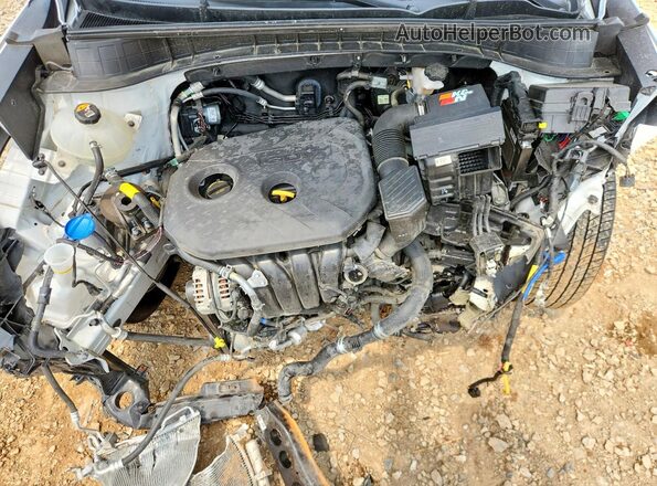 KM8J33A43LU125792 2020 HYUNDAI TUCSON White Engine compartment view