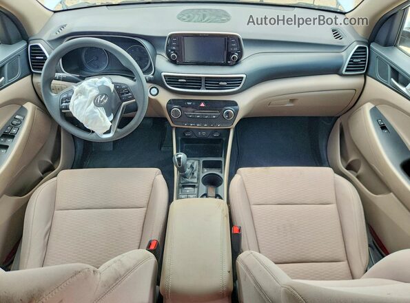 KM8J33A43LU125792 2020 HYUNDAI TUCSON White Dashboard view