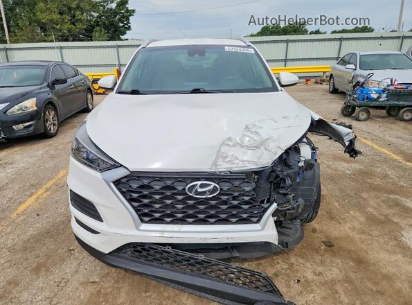 KM8J33A43LU141524 2020 HYUNDAI TUCSON White Դիմացի տեսք