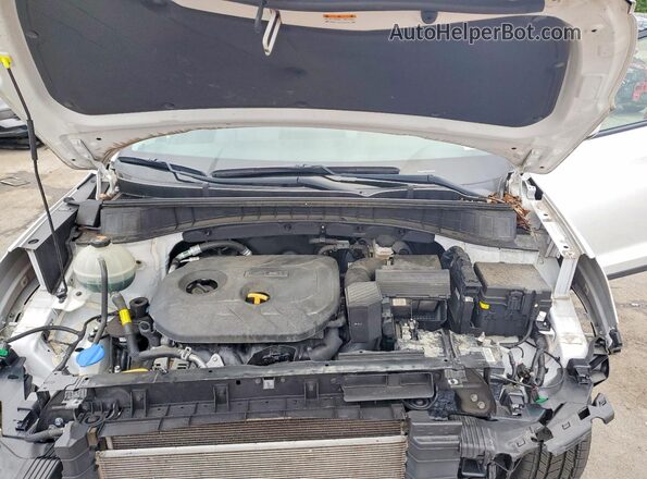 KM8J33A43LU160140 2020 HYUNDAI TUCSON White Vista del compartimento del motor