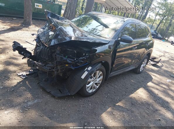 KM8J33A43LU165600 2020 HYUNDAI TUCSON Black Vista tres cuartos delantera izquierda